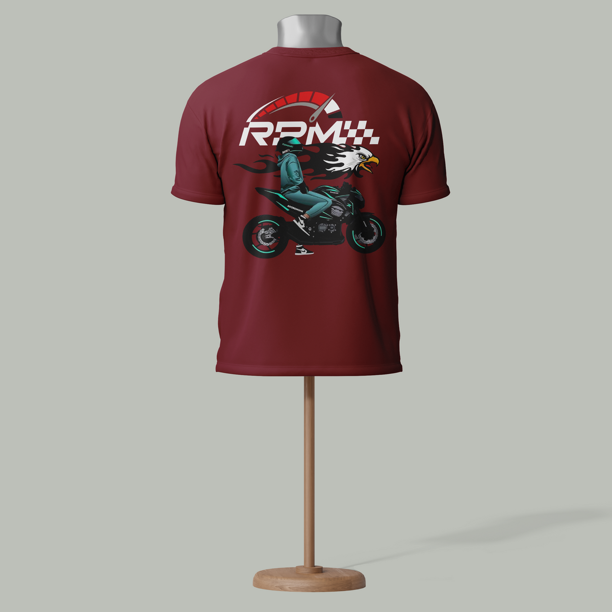 RPM Racer High-Speed Motorcycle T-Shirt