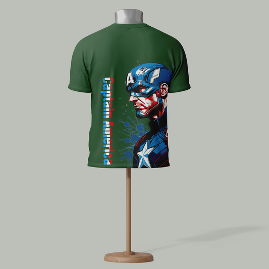 Custom Captain America Graphic T-Shirt – Premium Quality, Stylish & Comfortable