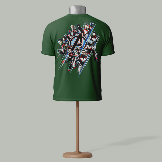 Avengers Custom Printed T-Shirt – Premium Cotton, Superhero Fan Apparel