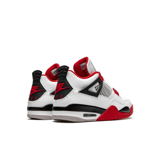 Air Jordan 4 Retro 'Fire Red' – Classic Style with Bold Accents