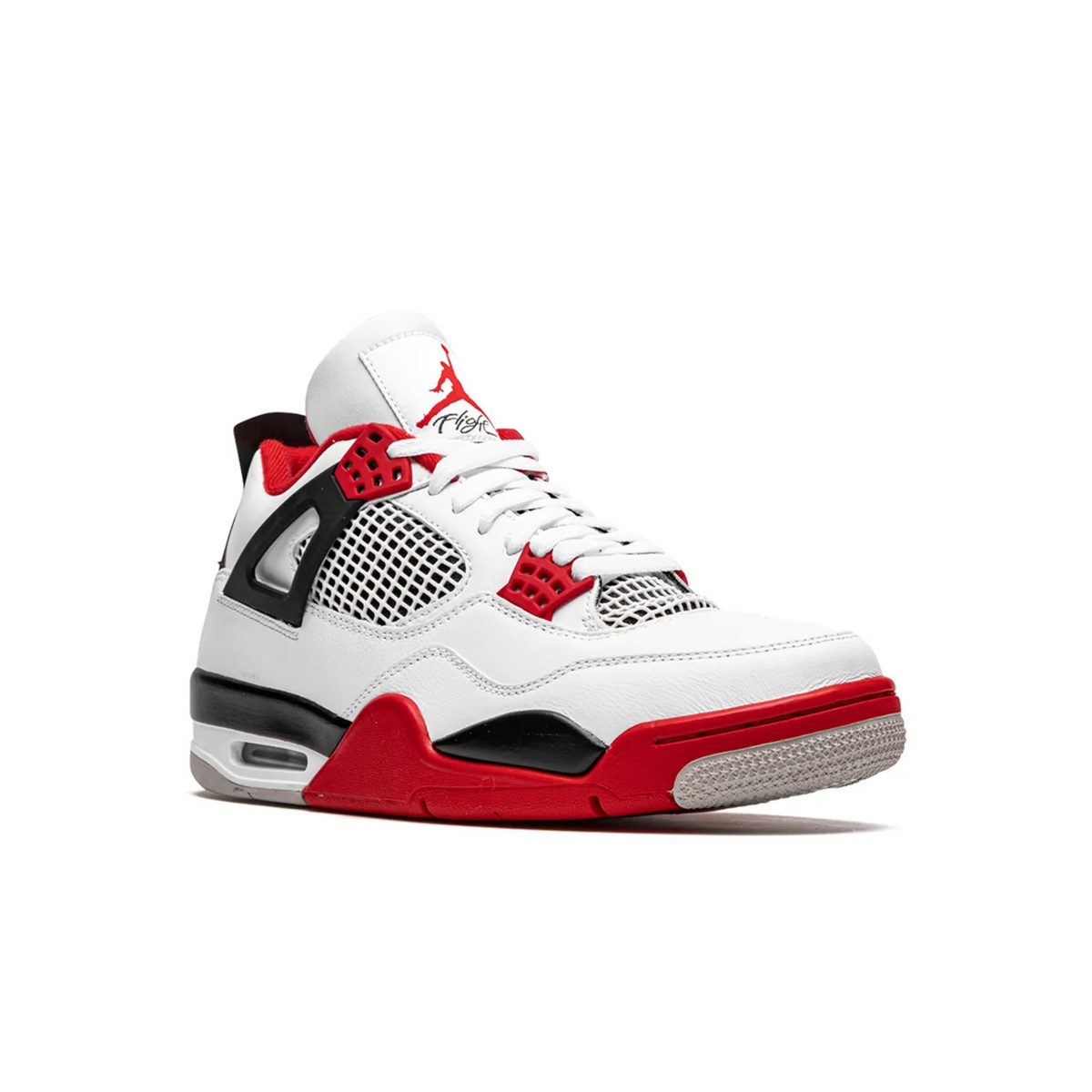 Air Jordan 4 Retro 'Fire Red' – Classic Style with Bold Accents