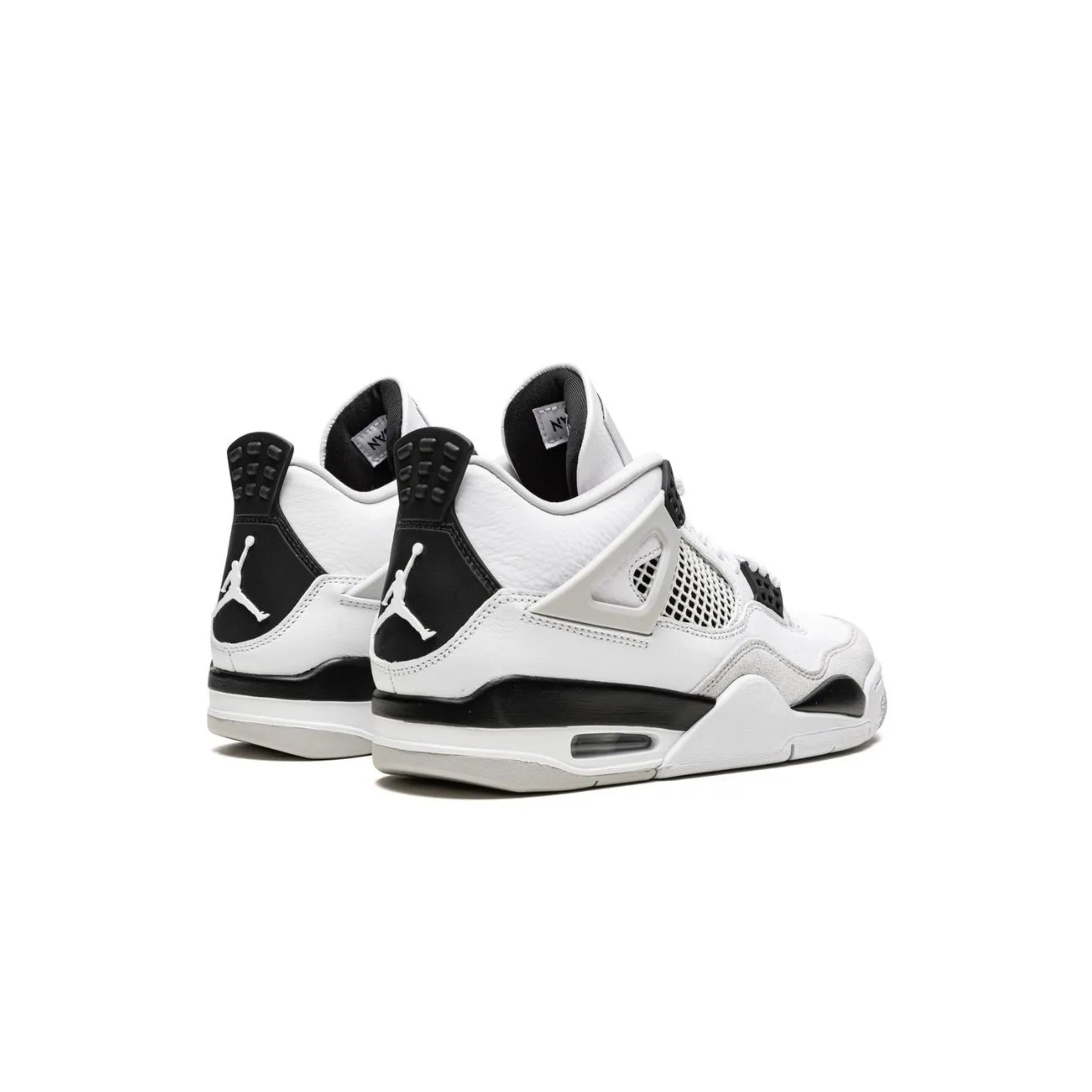 Air Jordan 4 Retro "Military White" – Classic White & Black Sneaker