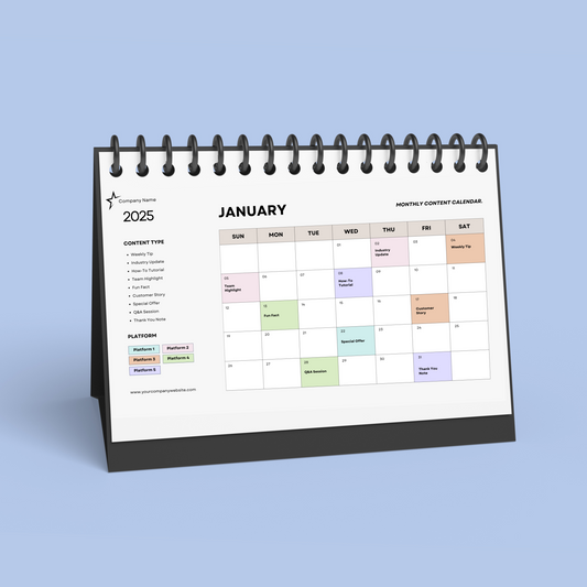 Personalized Calendars – Custom Design, Logo & Name Printing