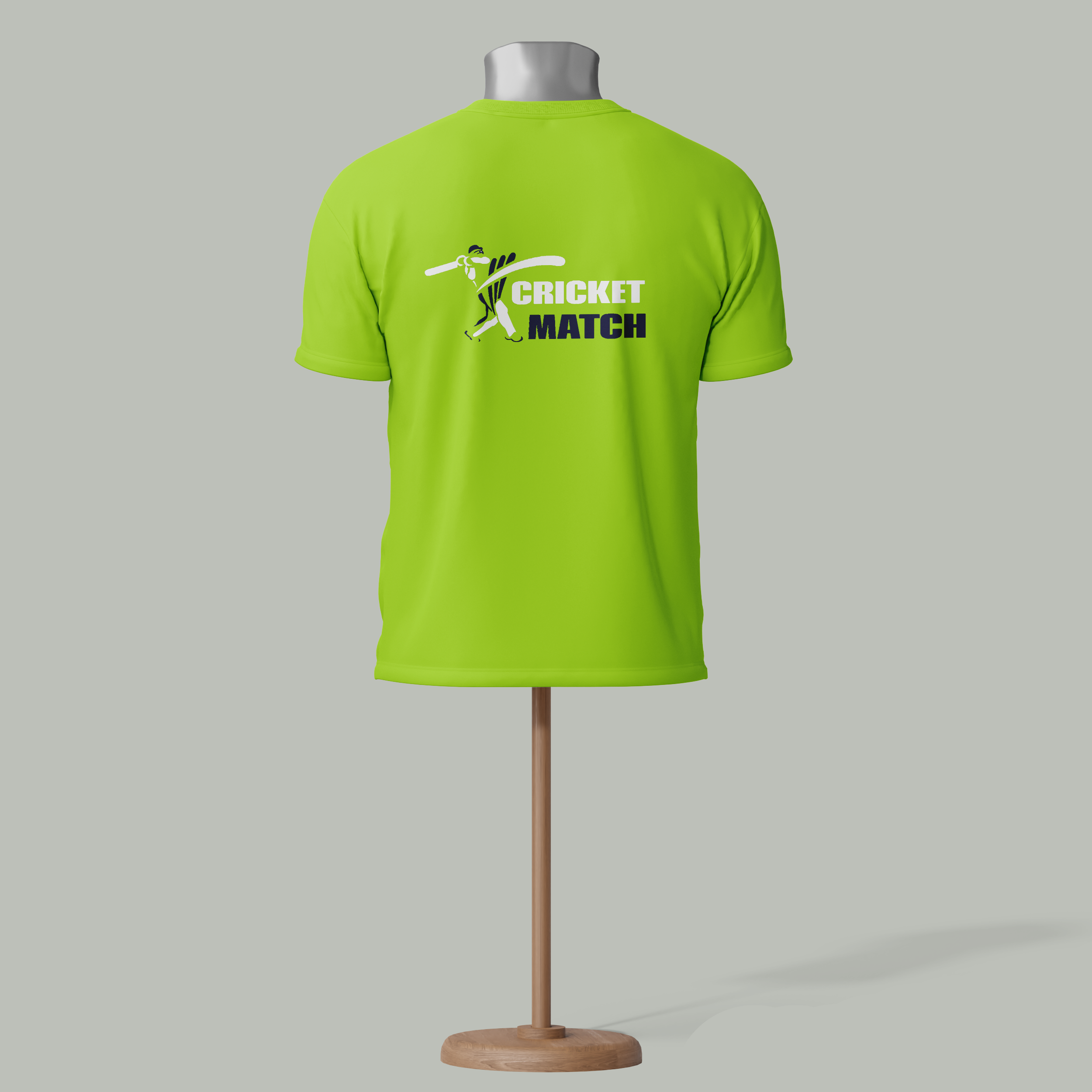 Cricket match T-shirt Light green 