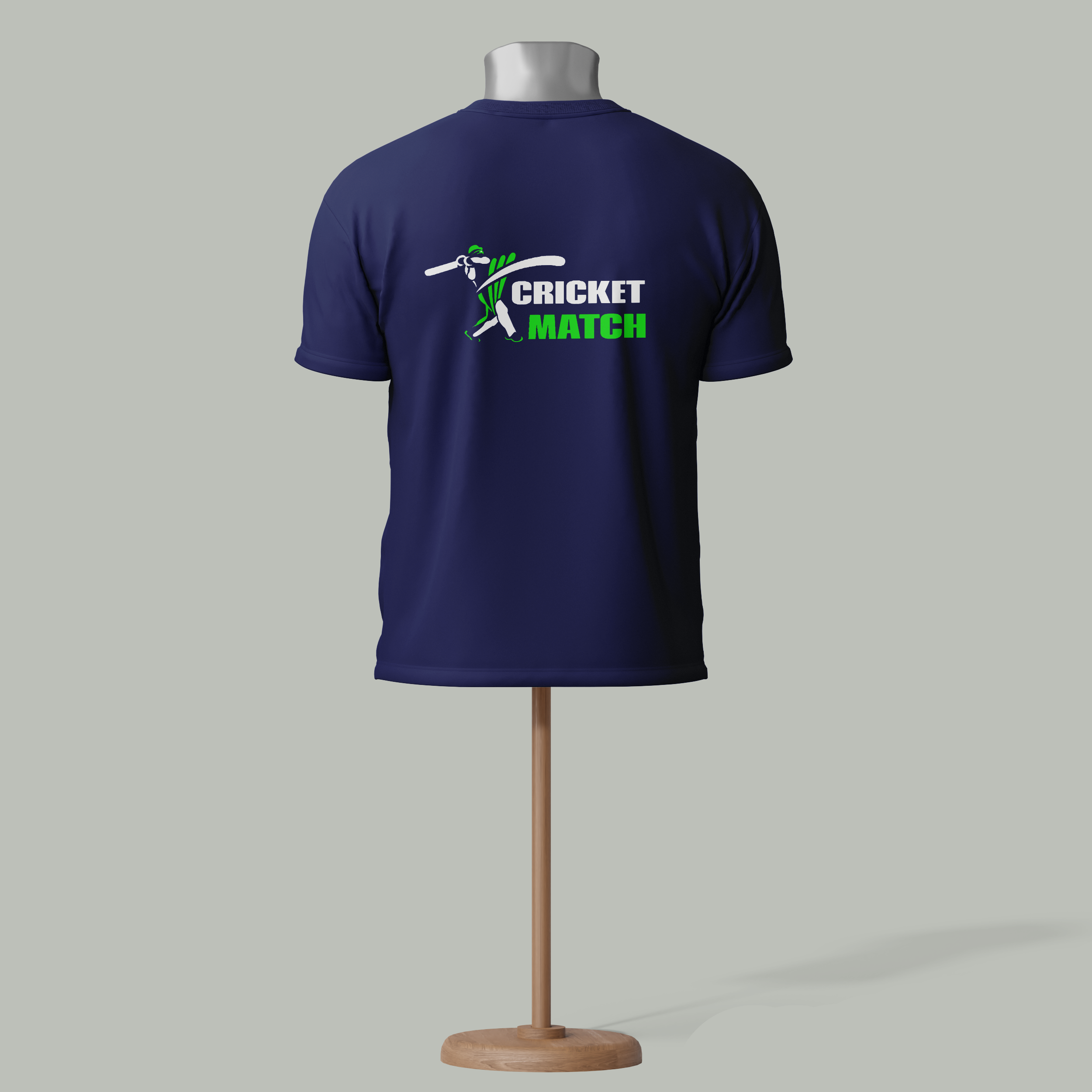 Cricket match T-shirts Navy Blue colour 