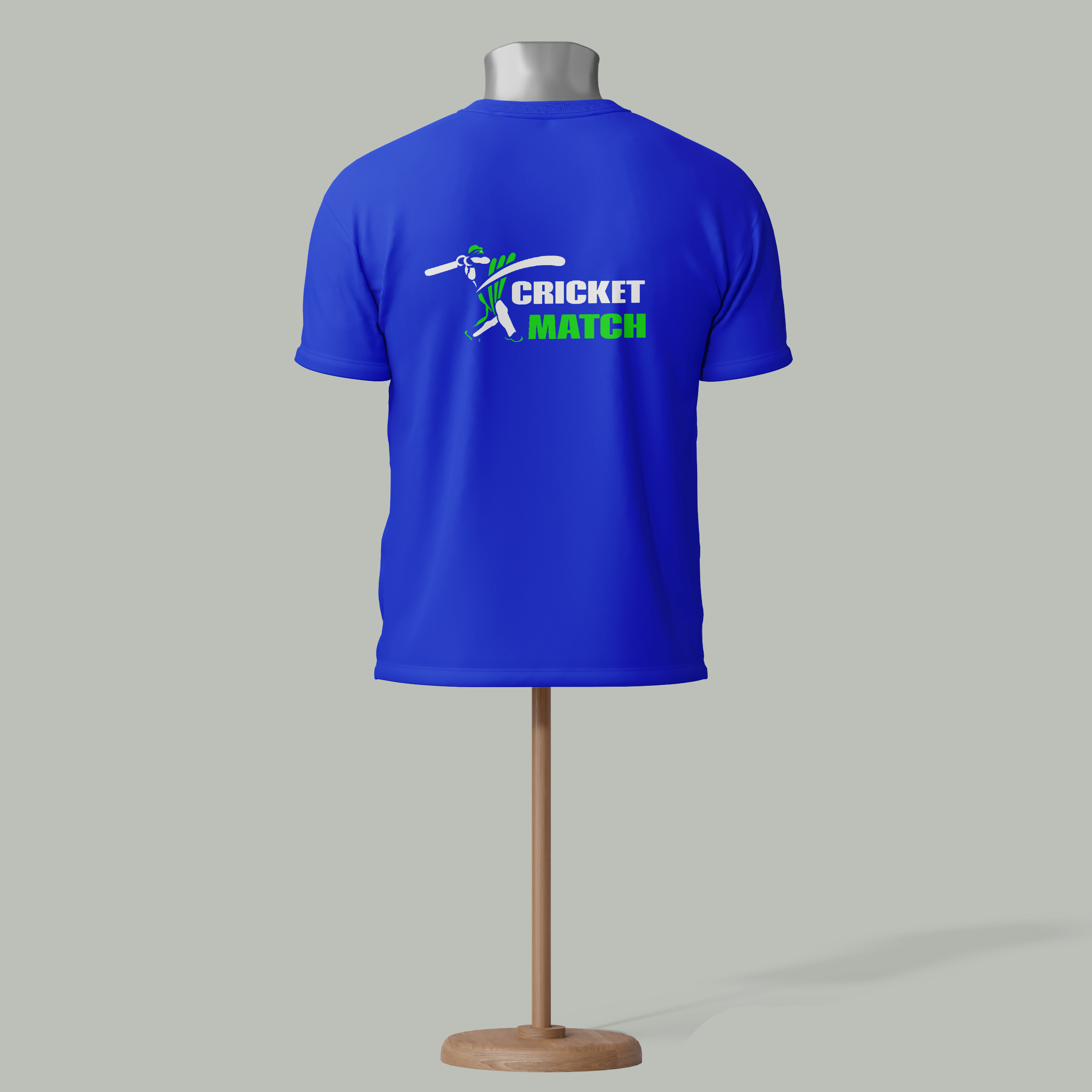 Cricket match T-shirts Royal Blue colour 