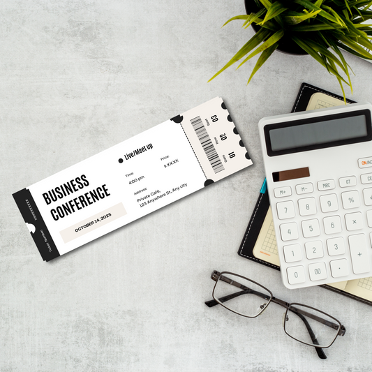 Custom Event Tickets – Personalized Designs for Every Occasion
