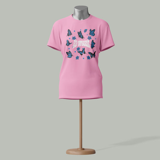Eid Mubarak Butterfly T-Shirt – Stylish & Elegant Festive Wear