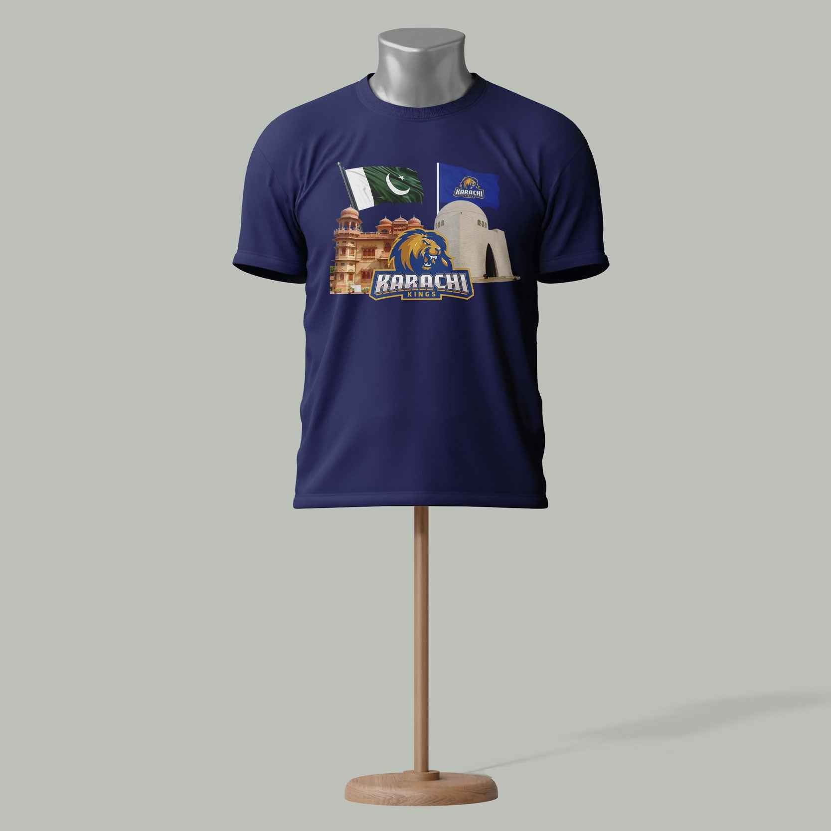 Karachi Kings PSL T-Shirt – Cricket Fan Edition Royal blue