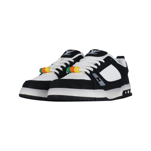 LV Trainer Low Sneakers black and white