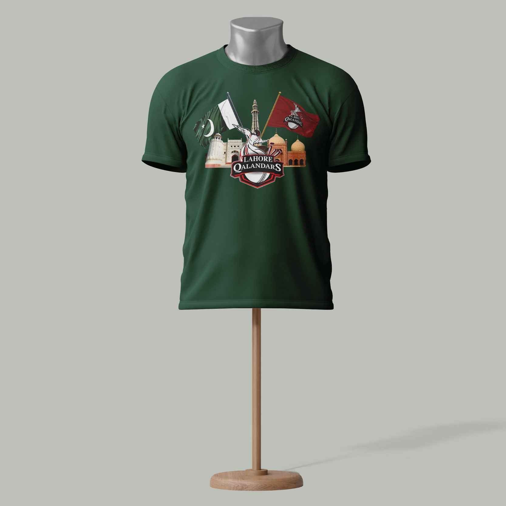 Lahore Qalandars PSL T-Shirt – Pakistan Cricket Fan green colour