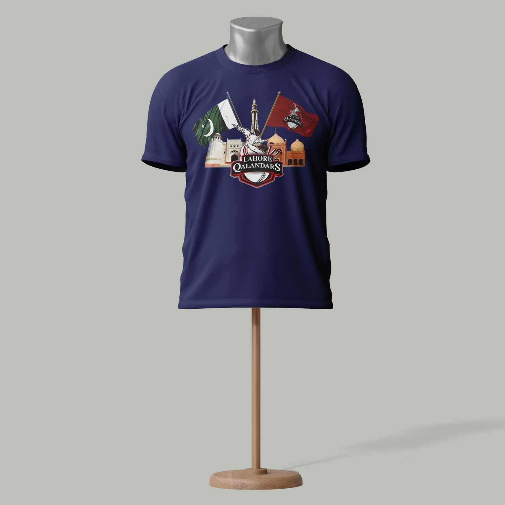 Lahore Qalandars PSL T-Shirt – Pakistan Cricket Fan navy blue