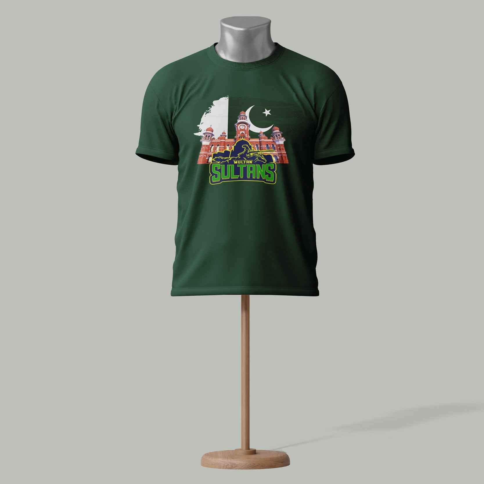 Multan Sultans PSL T-Shirt – Pakistan Cricket Fan Dark green 