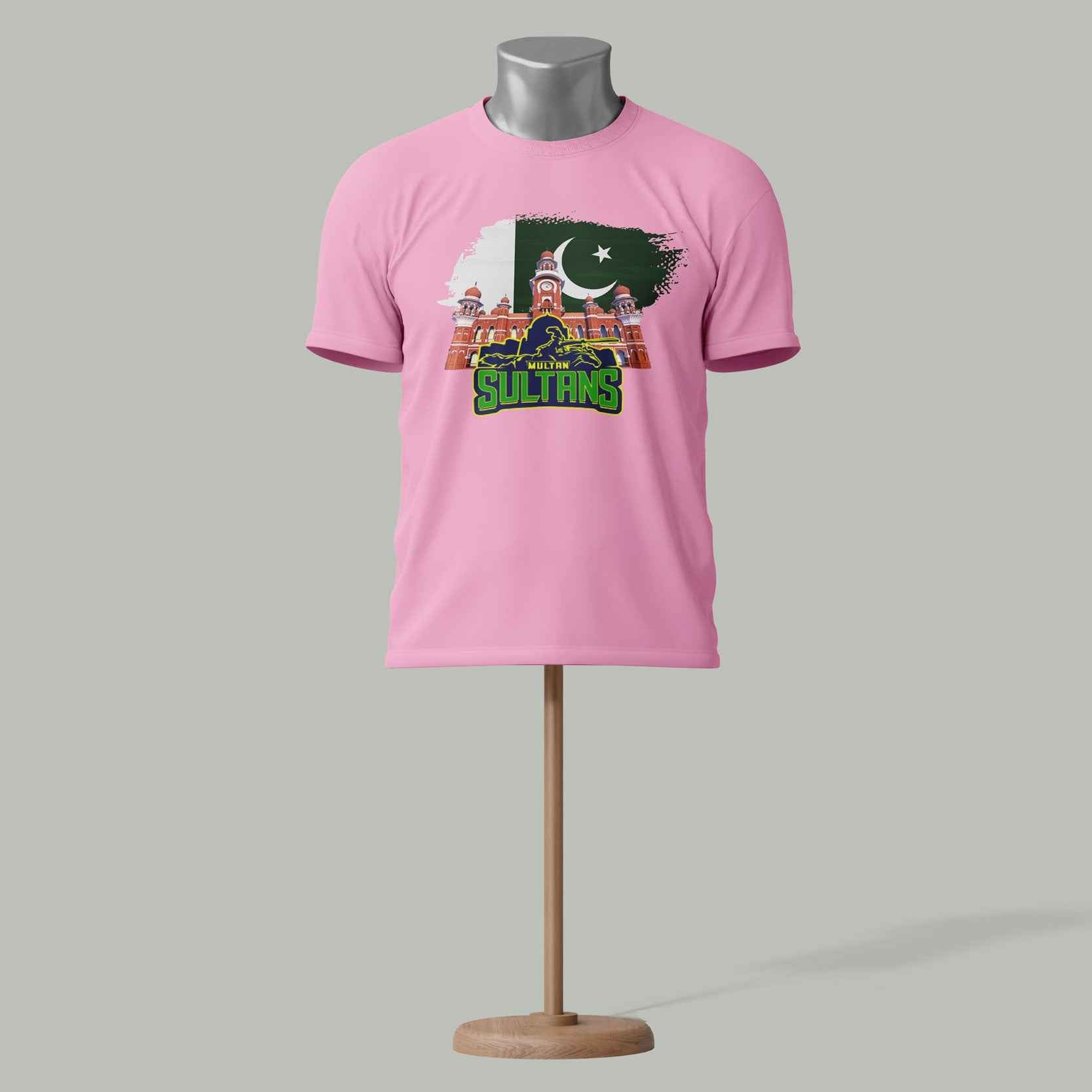 Multan Sultans PSL T-Shirt – Pakistan Cricket Fan Pink colour