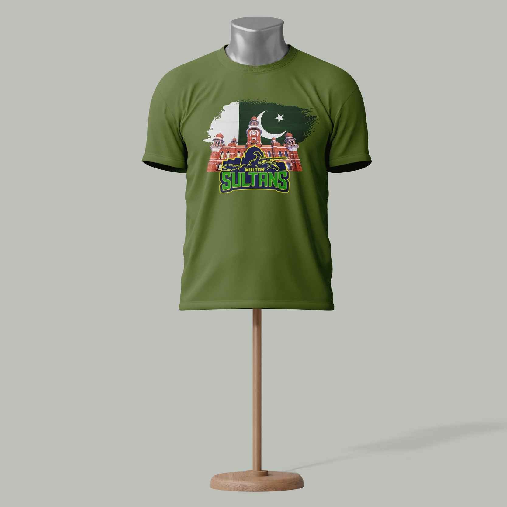 Multan Sultans PSL T-Shirt – Pakistan Cricket Fan green colour
