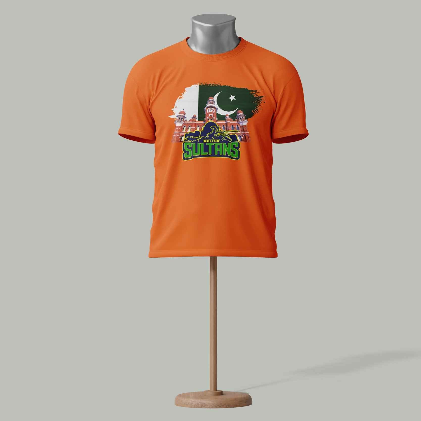 Multan Sultans PSL T-Shirt – Pakistan Cricket Fan orange colour