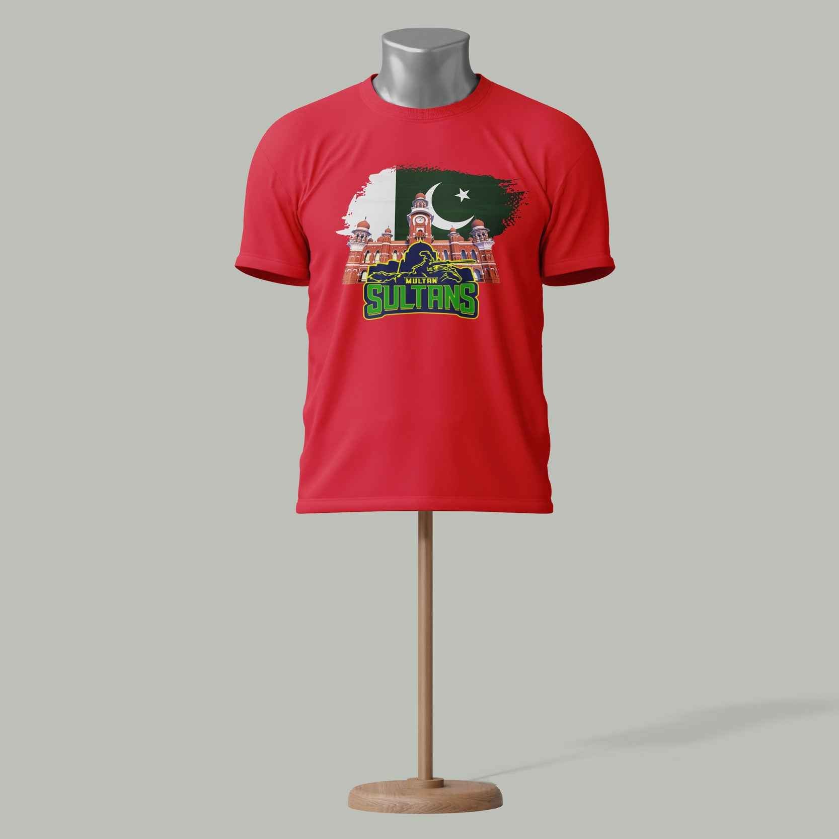 Multan Sultans PSL T-Shirt – Pakistan Cricket Fan Edition Red colour