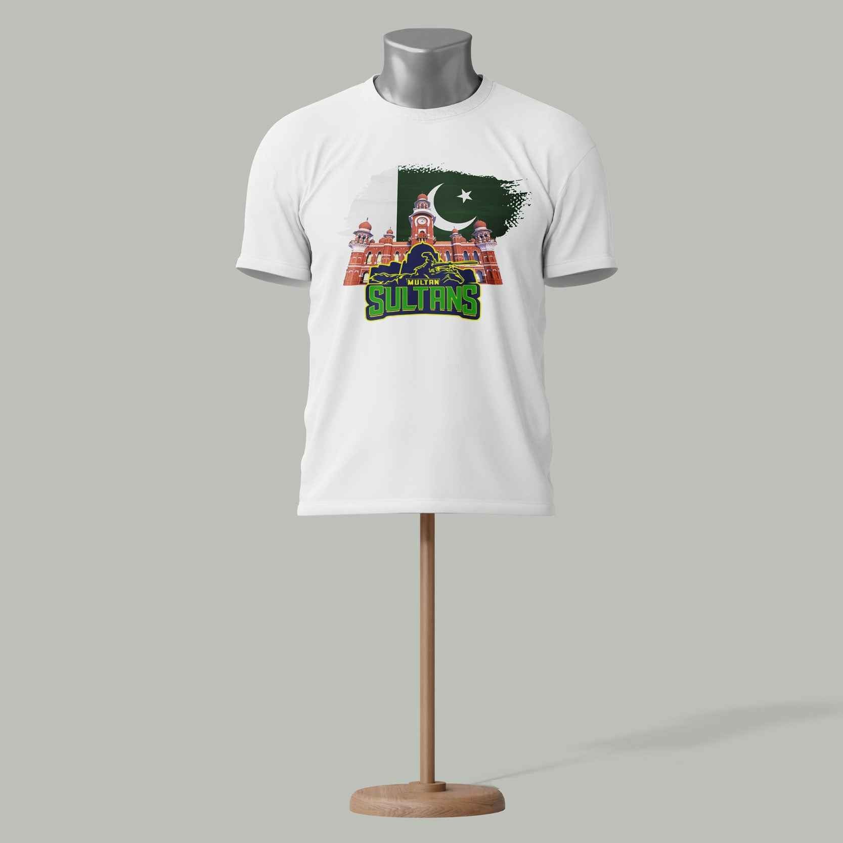 Multan Sultans PSL T-Shirt – Pakistan Cricket Fan Edition white colour