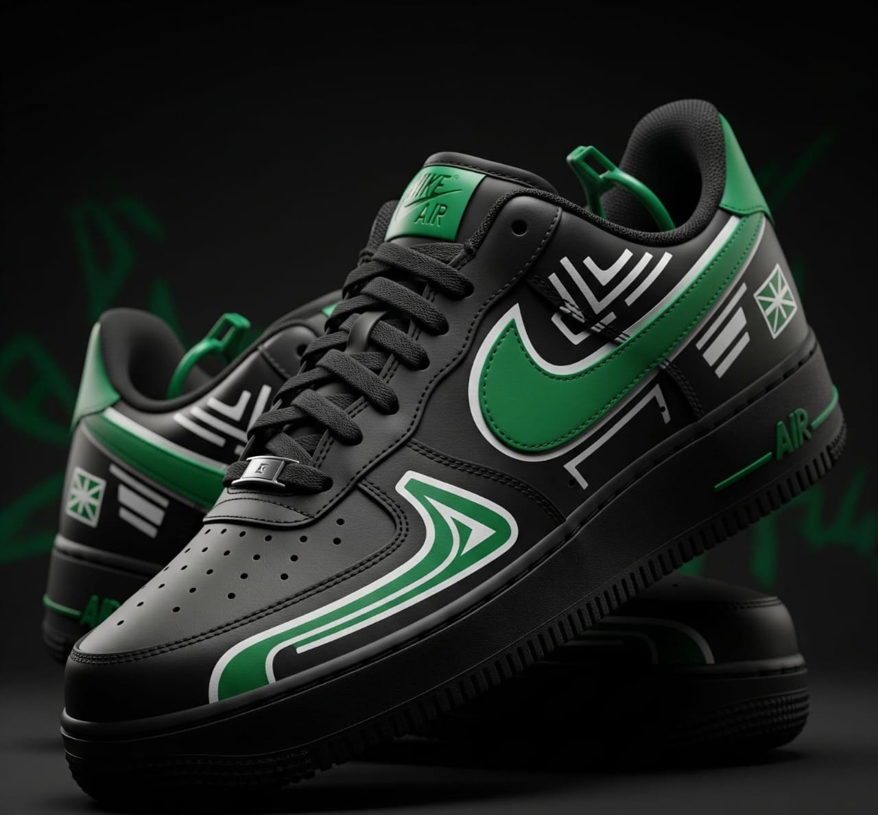 Nike Air Black shoes 