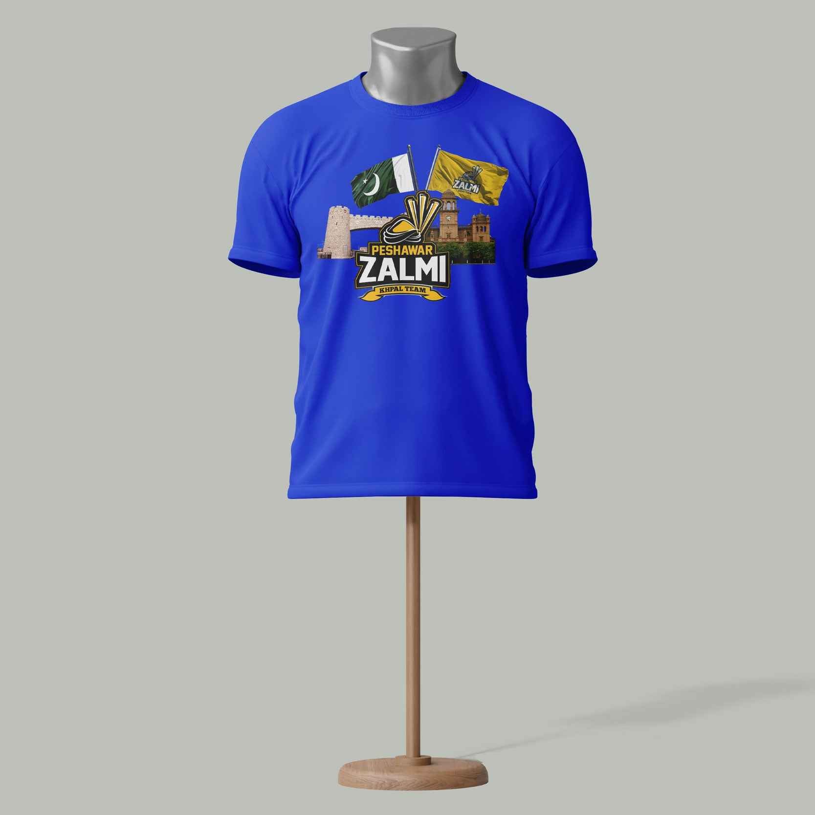 Peshawar Zalmi PSL T-Shirt – Cricket FanNavy Blue Edition
