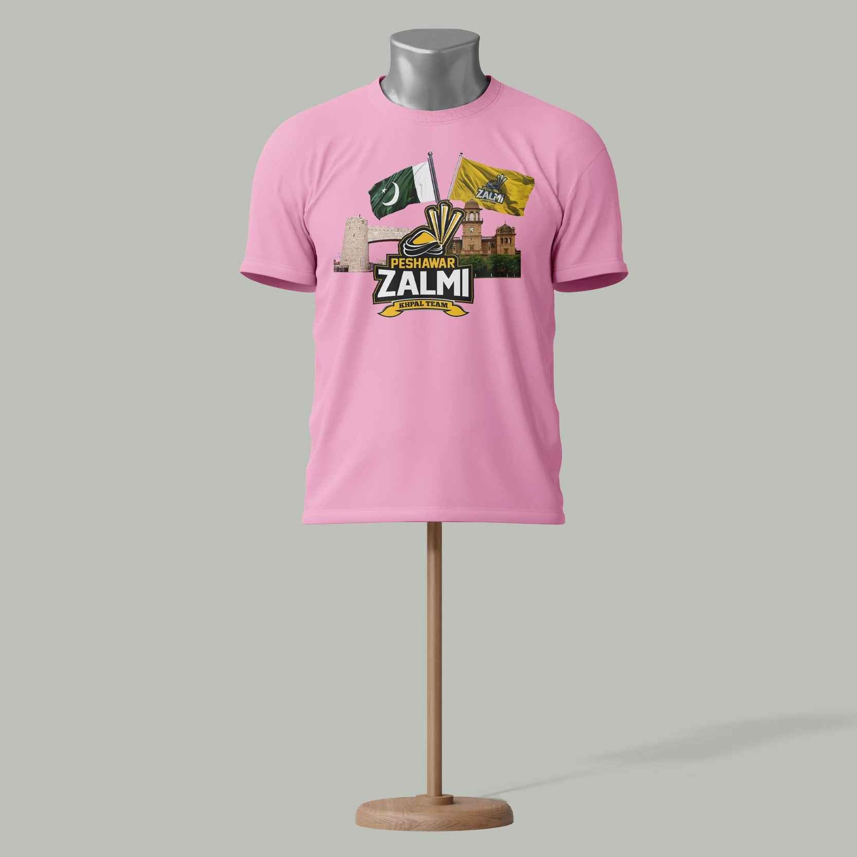 Peshawar Zalmi PSL T-Shirt – Cricket Fan Pink colour Edition