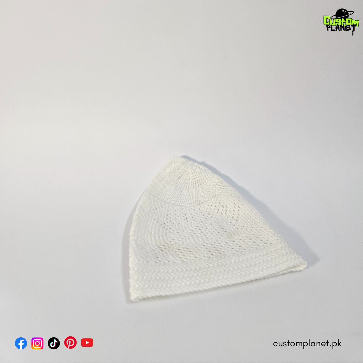 Turkish Premium White Prayer Cap – Supreme Quality & Comfort for Salah