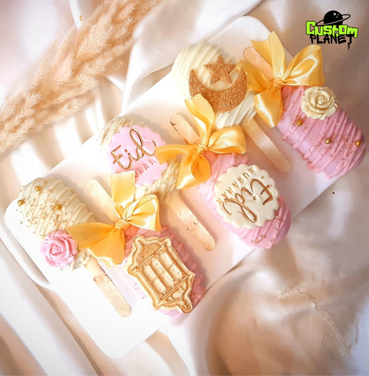 Customized Eid-Themed Cake Pops – Delightful Sweet Treats for Celebrations