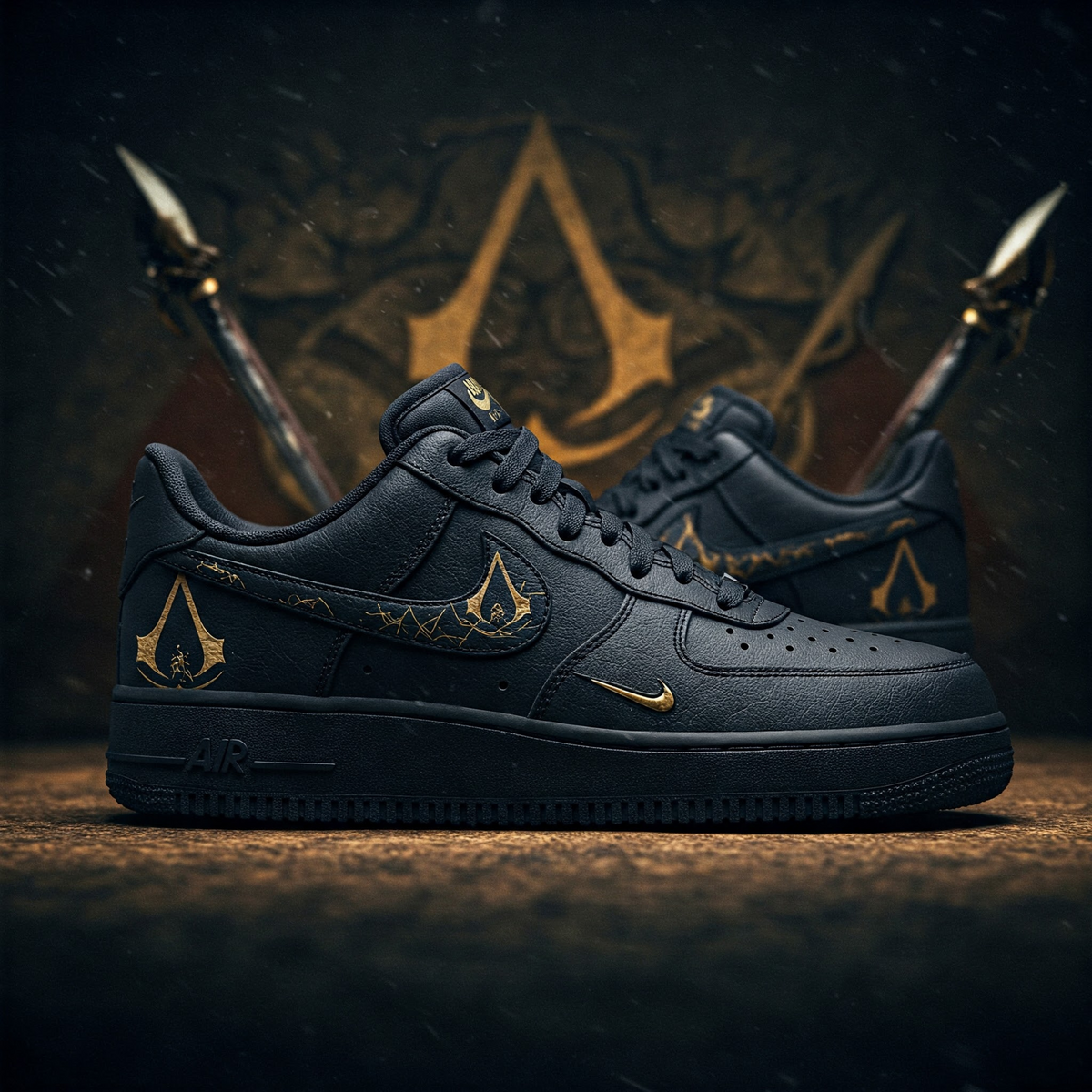 Stüssy-Inspired Streetwear Custom Sneakers – بولڈ اور آرٹسٹک