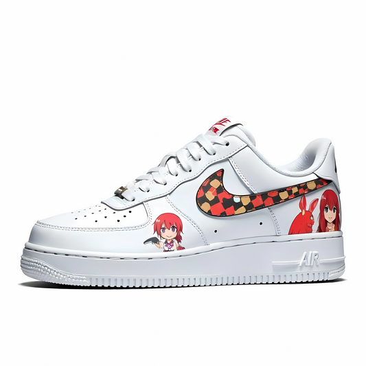 Anime Sneakers – Red-Haired Anime Girl Design