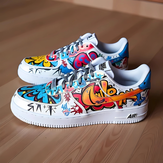 Graffiti Street Art Sneakers – Limited Edition