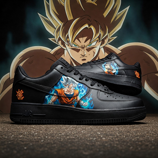 Goku Ultra Instinct Sneakers – Saiyan Power Black Edition