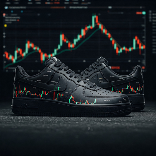 Bull & Bear Market Sneakers – Stock Trader-Inspired Black Kicks