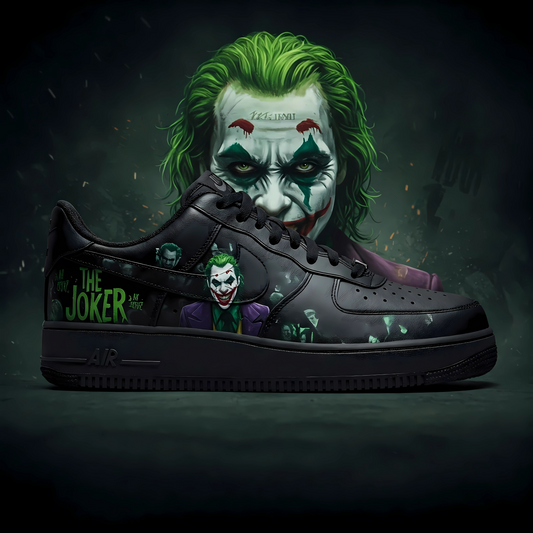 Joker-Themed Sneakers – Dark Edition