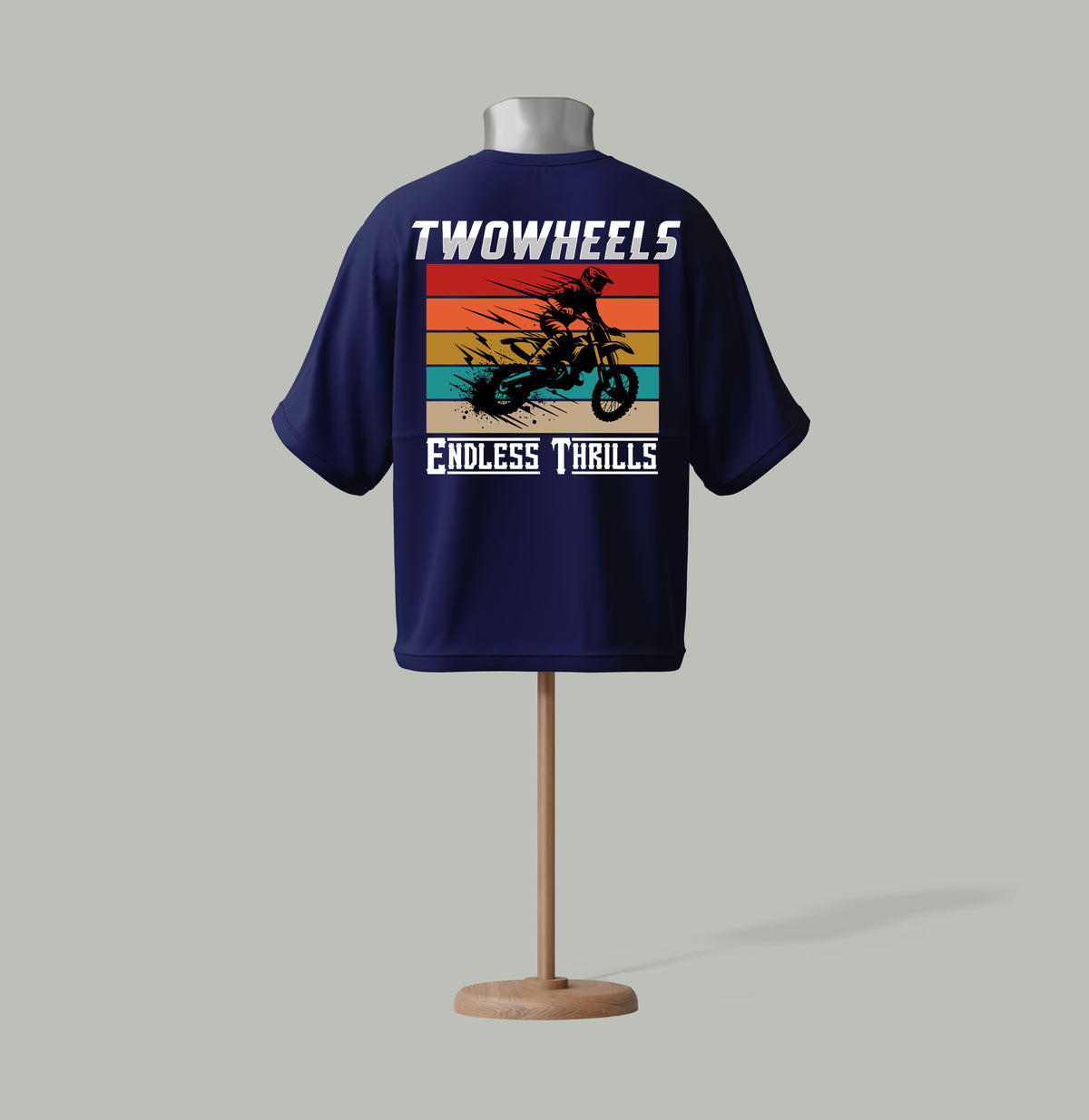Two Wheels Biker T-Shirt – Endless Thrills Edition