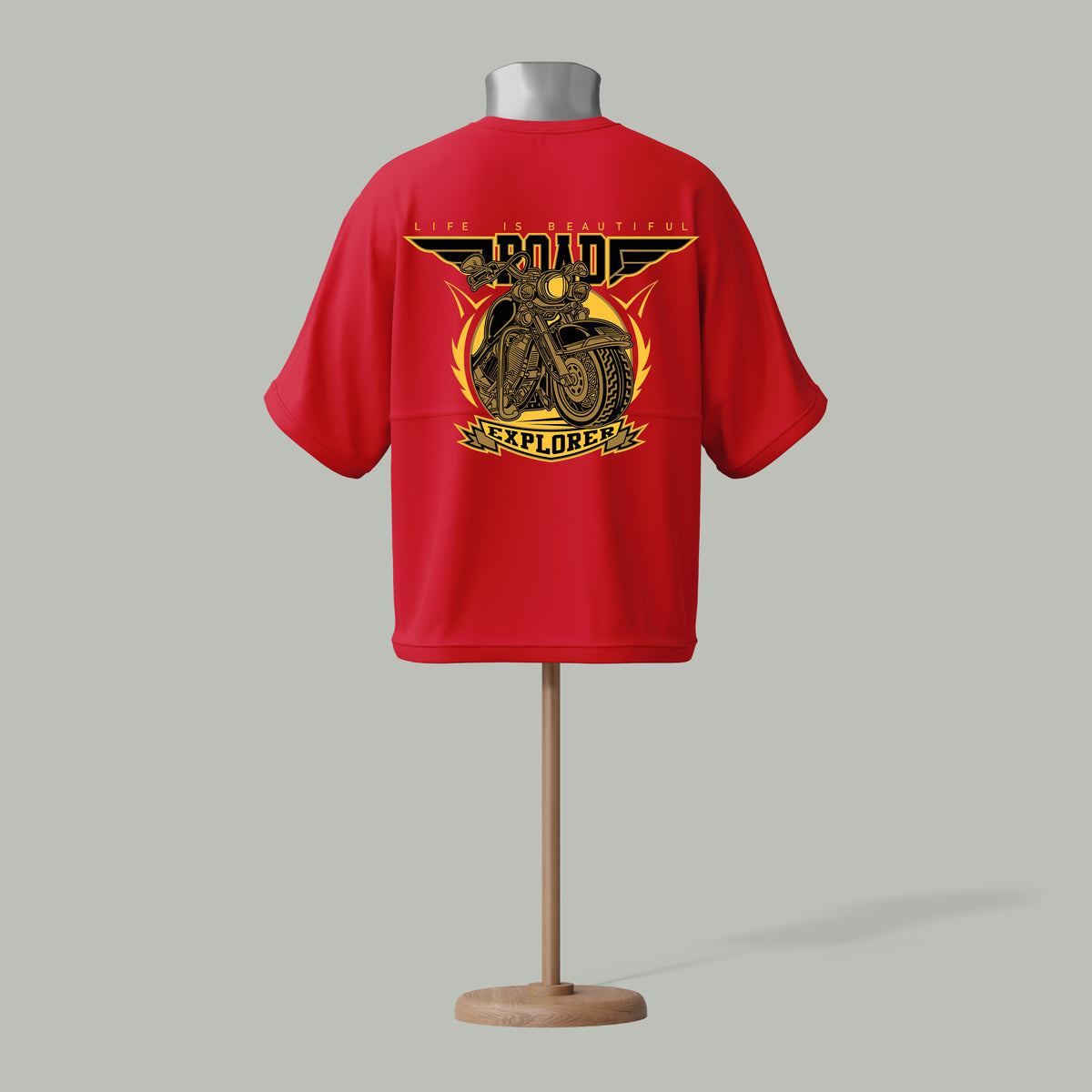 Road Explorer T-Shirt – Classic Motorcycle Adventure Edition