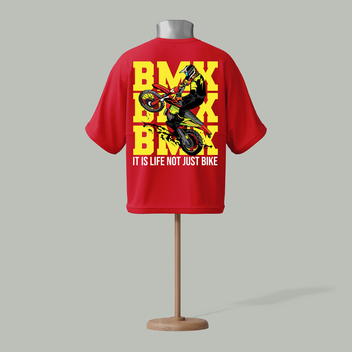 BMX Stunt Rider T-Shirt – Life Not Just Bike