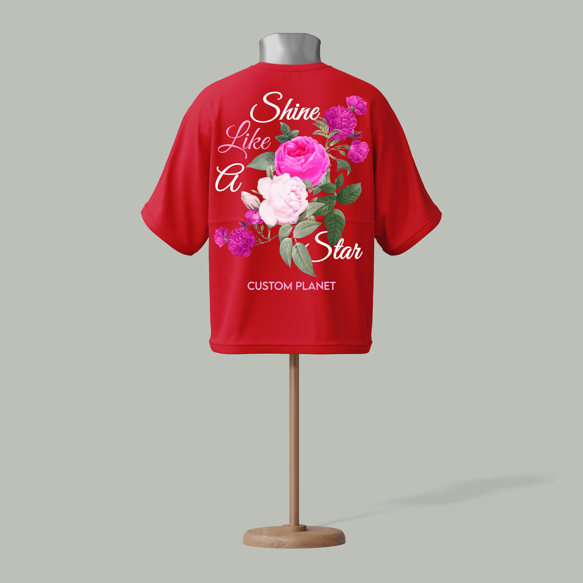Shine Like A Star Floral T-Shirt – Custom Planet