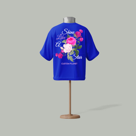 Shine Like A Star Floral T-Shirt – Custom Planet