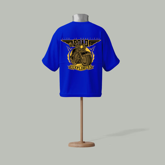 Road Explorer T-Shirt – Classic Motorcycle Adventure Edition