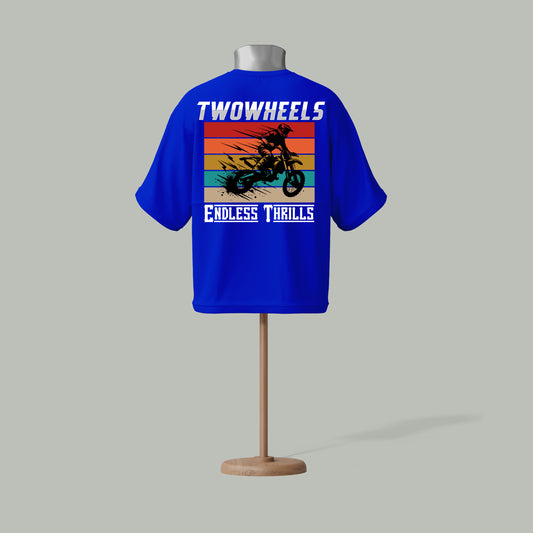 Two Wheels Biker T-Shirt – Endless Thrills Edition